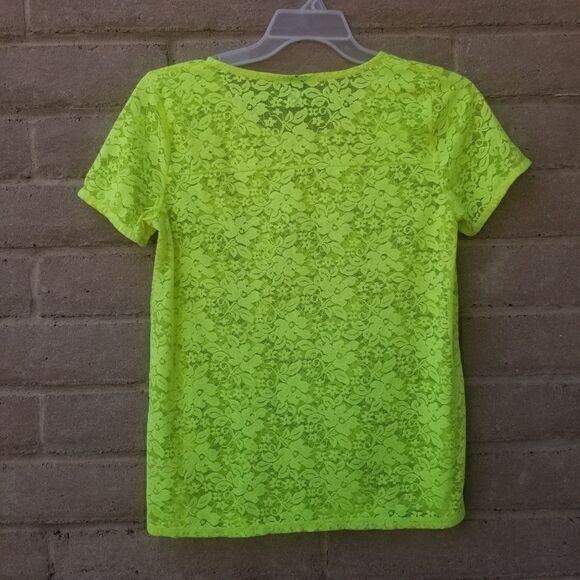 Neon green swim suit coverup. Sz L - Picture 7 of 11